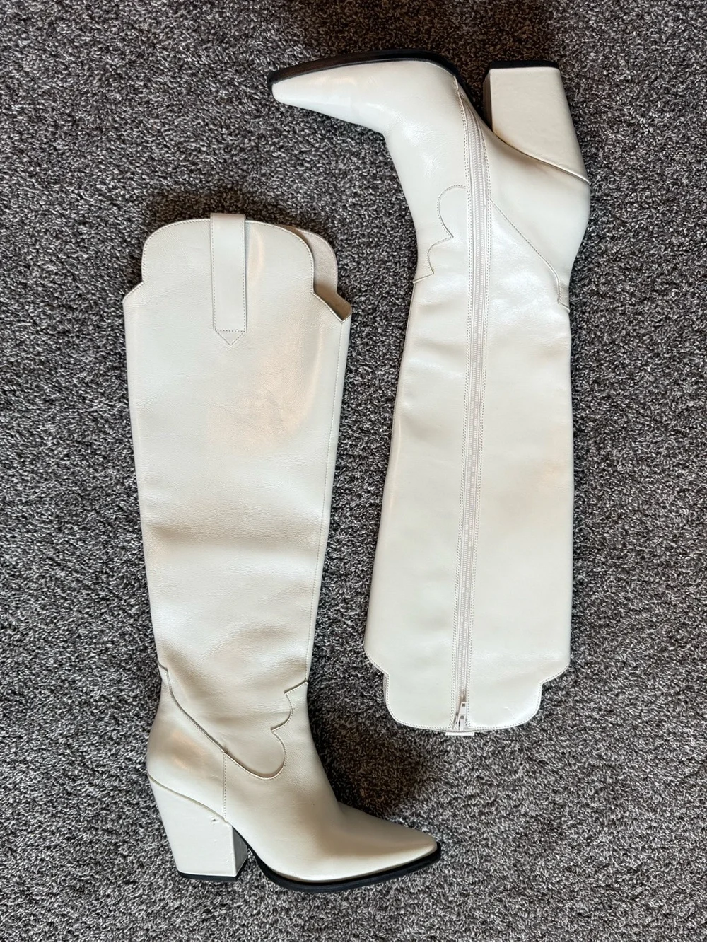 Jeffrey Campbell x Free People Iris Over The Knee Cowboy Western Boots size 6